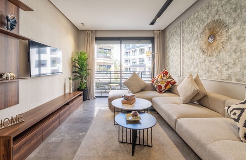 Casablanca Apartamento | Studio Les Princesses Maarif - Terrace and private parking