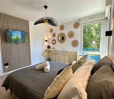 Celleneuve Apartamento | Studio MBS 1 - Cosy, Tram, Wifi, Parking, Equipé