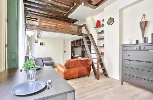 6th Arrondissement Apartamento | Studio Mezzanine Quartier Luxembourg Free Netflix