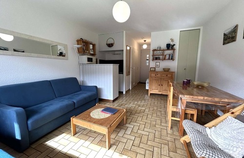 Monetier-les-Bains Apartamento | Estudio con área de montaña, 4 plazas, vista a los Alpes y balcón, cerca de Serre Chevalier
