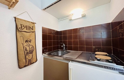 Monetier-les-Bains Apartamento | Estudio con área de montaña, 4 plazas, vista a los Alpes y balcón, cerca de Serre Chevalier
