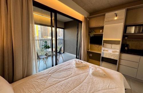 Bela Vista Apartamento | Studio moderno com sacada prox. Paulista