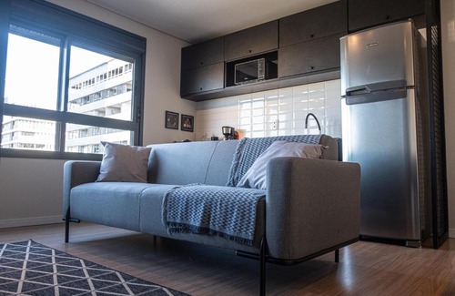 Sao Goncalo Apartamento | Studio moderno no Parque Una com vaga de garagem