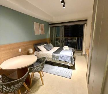 Indianopolis Apartamento | Studio Moema Completo Com Vaga Grátis e Localização Premium