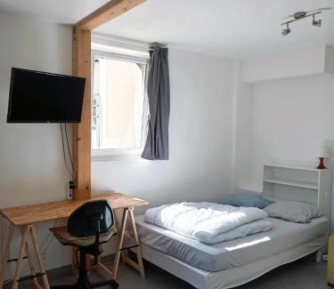 Sainte-Anne - Faubourg Noyon Apartamento | Studio neuf avec jardin partagé