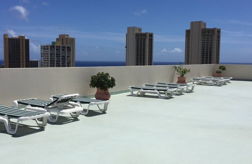 Waikiki Condominio | Estudio en el piso 19 ... Diamond Head y vistas al mar