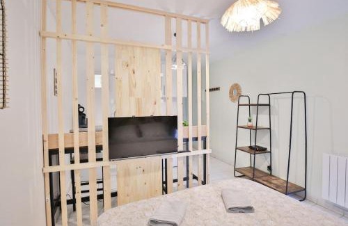 Auxerre Apartamento | Studio paisible, parking gratuit, emplacement vélo - Village Vaux 3 minutes Auxerre