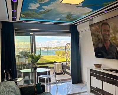 Cap d'Agde Apartamento | Studio Prestige avec terrasse, île des pêcheurs, Vue port