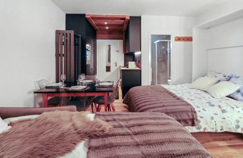 Lens Apartamento | Studio rénové cosy et centré, Ski-In Ski-Out