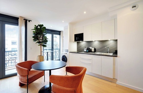 Levallois-Perret Apartamento | Studio Sleek & Refined - Levallois-perret