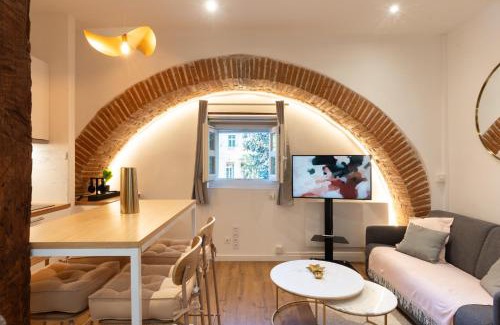Toulouse City-Centre Apartamento | Studio Toulouse Capitole La Voute Rose
