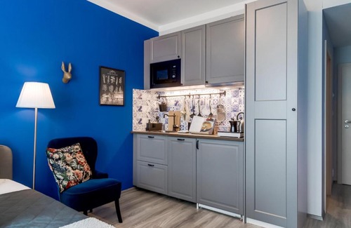 Prague 9 Apartamento | Studio Travel Blue, Harfistka Residence, O2 Arena