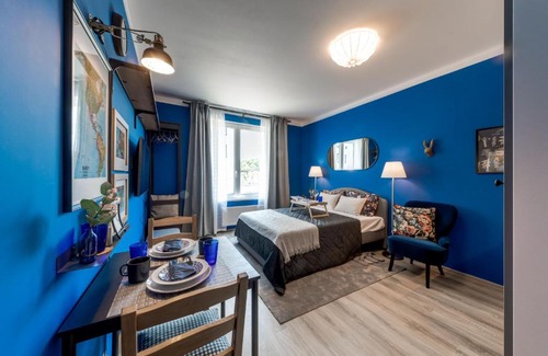 Prague 9 Apartamento | Studio Travel Blue, Harfistka Residence, O2 Arena