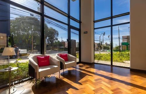 Agua Verde Apartamento | Studio VIBE Curitiba - Sofisticação e Conforto - Próximo a Liga Arena