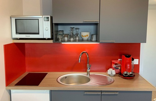 Cabourg Apartamento | Estudio frente al mar Cabourg, con vistas al jardín