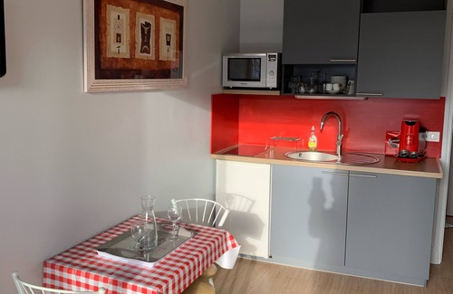 Cabourg Apartamento | Estudio frente al mar Cabourg, con vistas al jardín