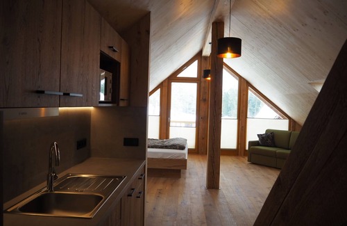 Schonach im Schwarzwald Apartamento | Studio 'Wiederkehr' with Mountain View, Shared Terrace and Wi-Fi