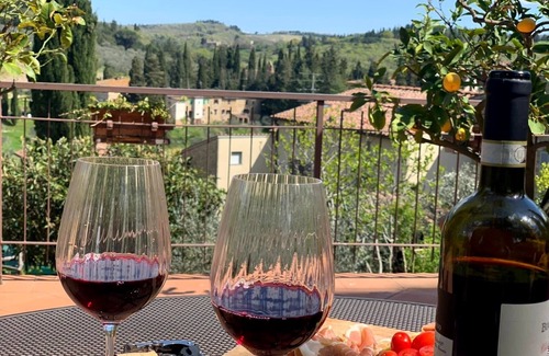 San Donato in Poggio Condominio | STUDIO WITH BALCONY AND POOL: The Compagnia del Chianti