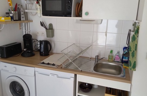 Ile Beaulieu Apartamento | Studio with large terrace near the station