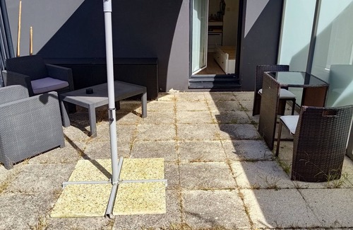 Ile Beaulieu Apartamento | Studio with large terrace near the station