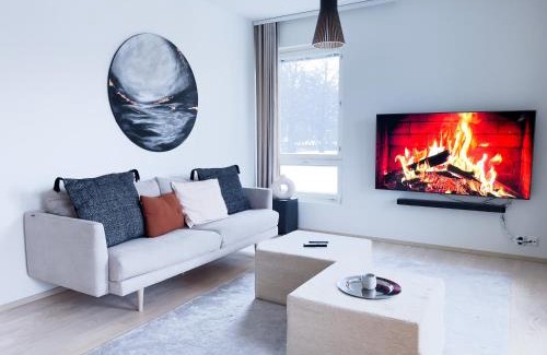 Downtown Kuopio Apartamento | Stunning 1BR Apt In The City Centre with Free Garage