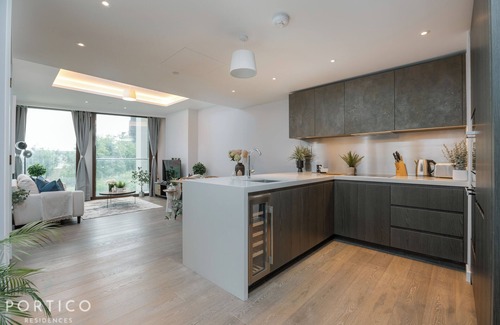 Vauxhall Apartamento | Stunning 2-bed apartment in Thames City, situated in Nine Elms neighbourhood.