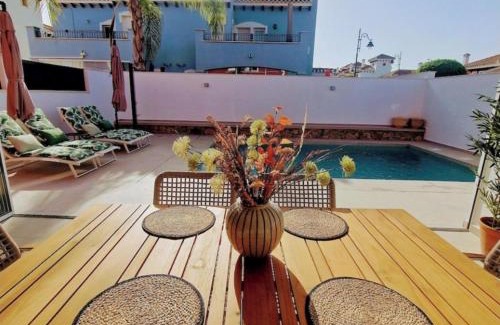 Torre-Pacheco Villa | Stunning 2 bed Villa with Private Salt water Pool