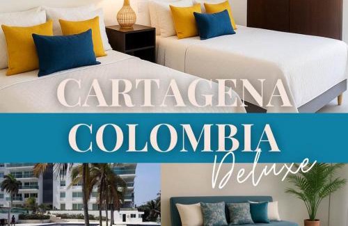 Juan XXIII Apartamento | Stunning 2BD Apartment Pool - Oceanview Cartagena