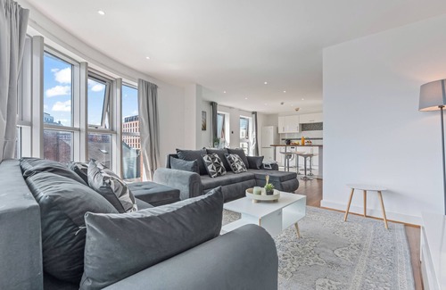Nottingham City Centre Apartamento | Stunning 3BR City View Apt W/Parking+WiFi