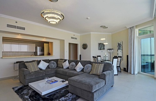 Dubai Marina Apartamento | * ¡Impresionante! 5 * - 4 BR-Frente al mar-Apartamento-Playa privada- Vistas completas al mar *