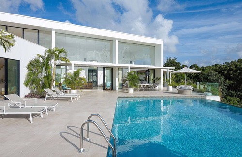Weston Villa | Impresionante Villa Barbados con piscina infinita y vistas al mar