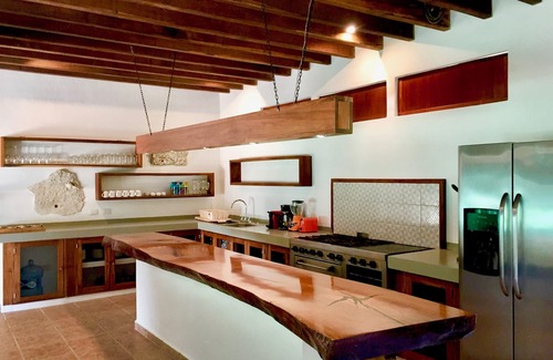 Zona Hotelera Villa | CASA DUNIA, Villa privada frente al mar en Rancho San Eric en la playa de Tulum