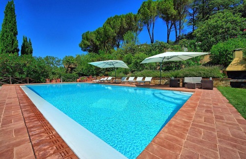 Magliano Villa | Estupenda casa de vacaciones privada con piscina, A/C, WIFI, TV, balcón, cerca de Greve In Chianti