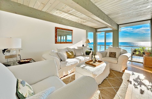 Malibu Casa | Stunning Luxury Oceanfront Beach Home w/ Large Deck + Endless Ocean Views