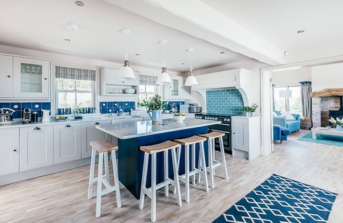 Rhoscolyn Casa | Stunning luxury stay, with hot tub, tennis court and sea views. Sleeping 16-18.