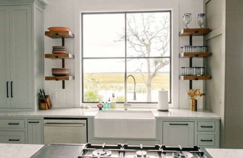Saint Simons Island Casa | Stunning Marsh View Pool Retreat on St. Simons Island