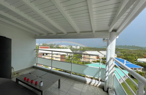 Pointe de la verdure Apartamento | Stunning Ocean View Two-Bed Apartment in Le Gosier