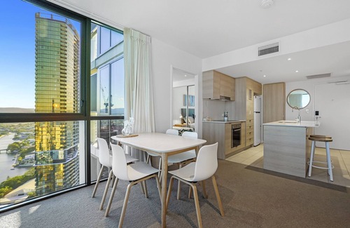 Broadbeach Apartamento | Stunning OceanView Dual-Ensuites Apt w/Balcony @ Broadbeach Gold Coast