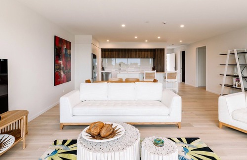 Tahunanui Apartamento | Stunning penthouse apartment in the Oceanview Apartments complex in Tahunanui