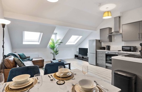 Belfast Apartamento | Stunning Penthouse, Roof Terrace, Free WiFi, Elevator, walk to City Centre