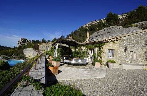 Les Baux-de-Provence Casa | Impresionante propiedad con magníficas vistas, capacidad para 6-10