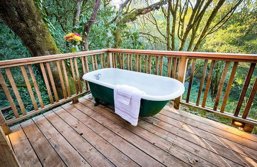Freestone Cabaña | Stunning Sauna Cottage Retreat on Private Vineyard
