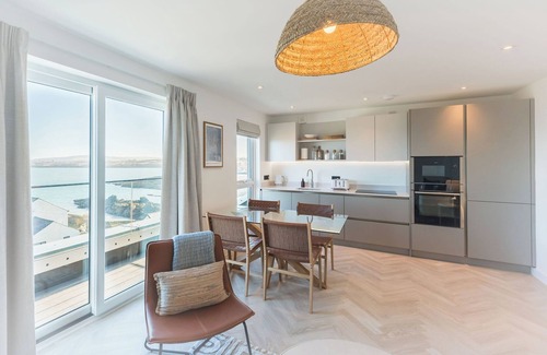 Amlwch Apartamento | Stunning sea views across the Anglesey coastline from your luxury penthouse apartment
