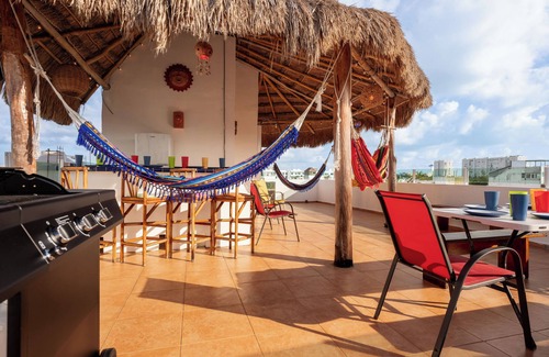 Cancun Casa | DUERME 16 !! Paraíso en la azotea / Vistas / Piscina / WiFi/CAR RENTAL
