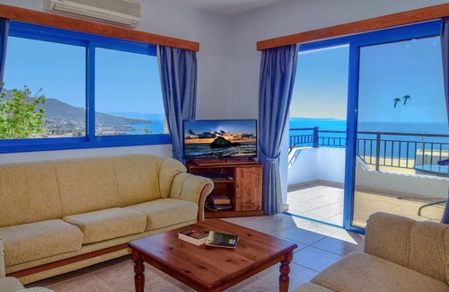 Pomos Villa | Stunning Villa in quiet area, 180 degree Sea Views Sleeps 10