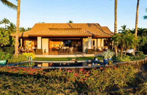 Kamuela Casa | Stunning Villa with Ocean Views, Pool, Home Theatre + Resort Amenities