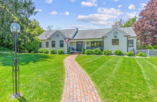 Dennis Port Casa | Stunning Waterfront Home with Hot Tub Deck Fire Pits and Office