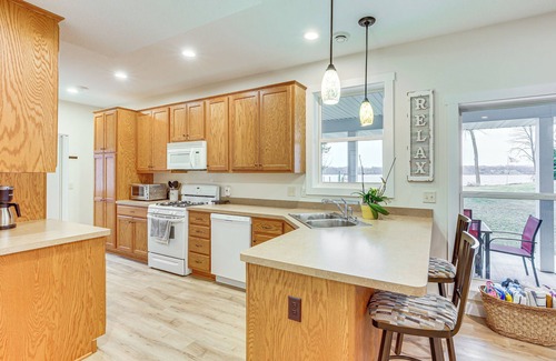 Waterville Casa | Stunning Waterville Home on Tetonka Lake!
