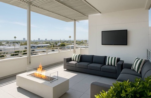 Melrose Cama Y Desayuno | Stylish 1BD Retreat in Hollywood Pool&Free Parking