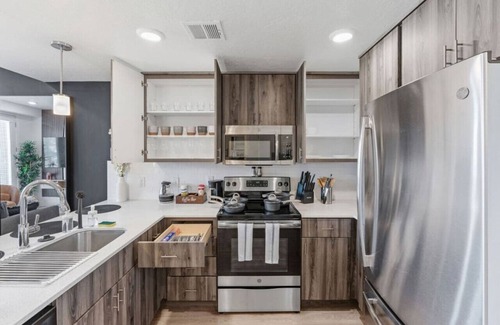 Downtown Salt Lake City Apartamento | Stylish 1BR w/ Gym, Walk to Temple Square